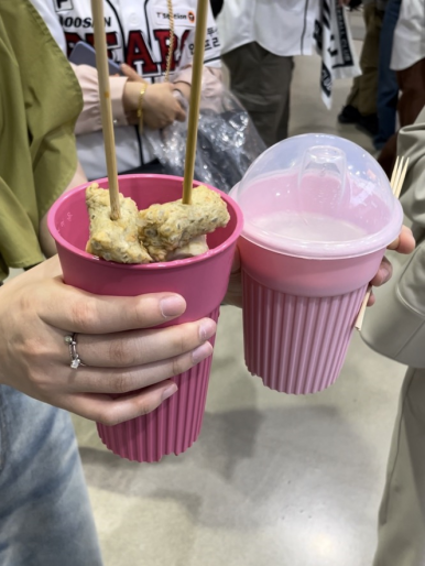 야구장에서 쓸 다회용기에 음식물이 담긴 모습. 서울시 제공