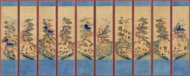 백동자도 병풍. 국가유산청 제공