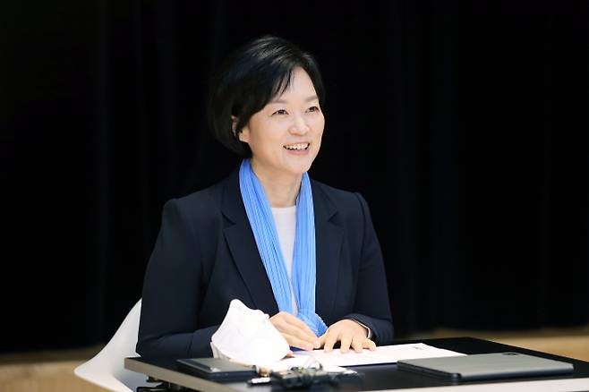 중소벤처기업부 장관 후보자로 발탁된 한성숙 네이버 고문. 네이버 제공