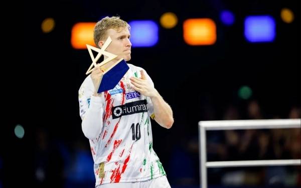 사진 유럽 핸드볼 챔피언스리그 파이널4 MVP를 수상한 마그데부르크의 기슬리 크리스티안손, 사진 출처=유럽핸드볼연맹