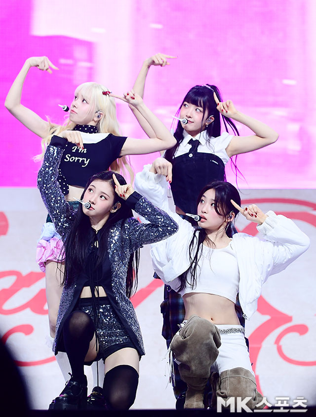 23일 오후 서울 용산구 블루스퀘어 마스터카드홀에서 Baby DONT Cry(베이비돈크라이, 이현, 쿠미, 미아, 베니)의 데뷔 기념 쇼케이스가 진행됐다. / 사진 = 김영구 기자