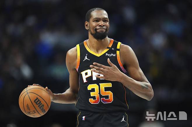 [댈러스=AP/뉴시스] 케빈 듀랜트. 2025.03.10