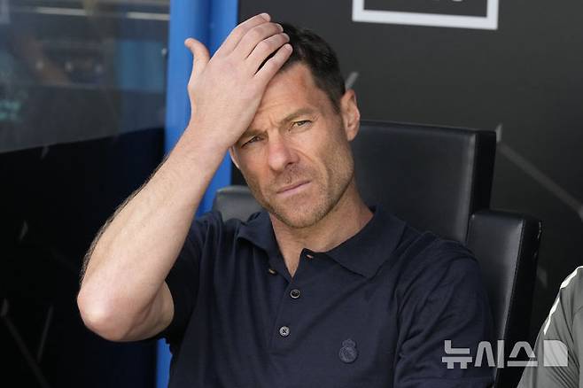 [샬럿=AP/뉴시스]레알 마드리드 알론소 감독. 2025.06.22.