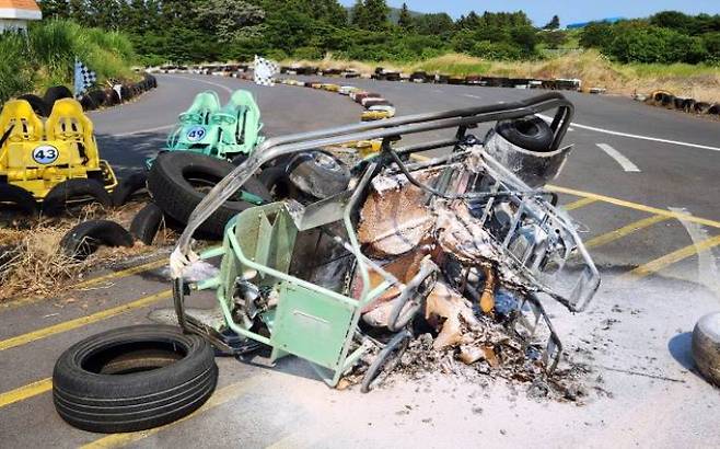 사고현장 모습. 제주도소방안전본부 제공