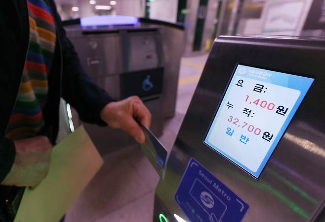 서울 시내 지하철 개찰구. 뉴시스