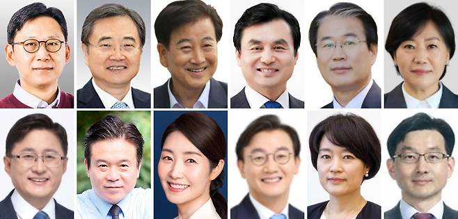 이재명 대통령은 23일 과학기술정보통신부 등 11개 부처 장관 후보자를 지명했다고 강훈식 비서실장이 용산 대통령실에서 브리핑을 통해 밝혔다. 사진 왼쪽 첫 번째부터 과학기술정보통신부 장관 후보자에 지명된 배경훈 LG AI연구원장, 외교부 장관에 지명된 조현 전 외교부 주유엔대한민국 대표부 특명전권대사, 통일부 장관 후보자에 지명된 정동영 더불어민주당 의원, 국방부 장관 후보자에 지명된 안규백 더불어민주당 의원, 국가보훈부 장관에 지명된 권오을 대한민국헌정회 부회장, 농림축산식품부 장관에 유임된 송미령 장관, 환경부 장관 후보자에 지명된 김성환 더불어민주당 의원, 고용노동부 장관 후보자에 지명된 김영훈 부산지방노동위원회 공익위원, 여성가족부 장관 후보자에 지명된 강선우 더불어민주당 의원, 해양수산부 장관 후보자에 지명된 전재수 더불어민주당 의원, 중소벤처기업부 장관 후보자에 지명된 한성숙 전 네이버 대표이사, 국무조정실장에 지명된 윤창렬 LG글로벌 전략개발원장. 대통령실 제공