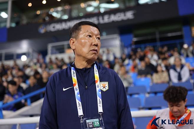 최강희 감독. /사진=한국프로축구연맹 제공