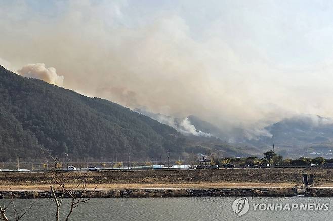 산청 산불 현장 [독자 제공. 재판매 및 DB 금지]