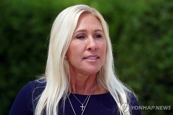 마조리 테일러 그린 공화당 하원의원 [EPA 연합뉴스 자료사진. 재판매 및 DB 금지]