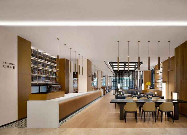 카페 키친 모습. 사진=코트야드 바이 세종 메리어트 호텔 제공.