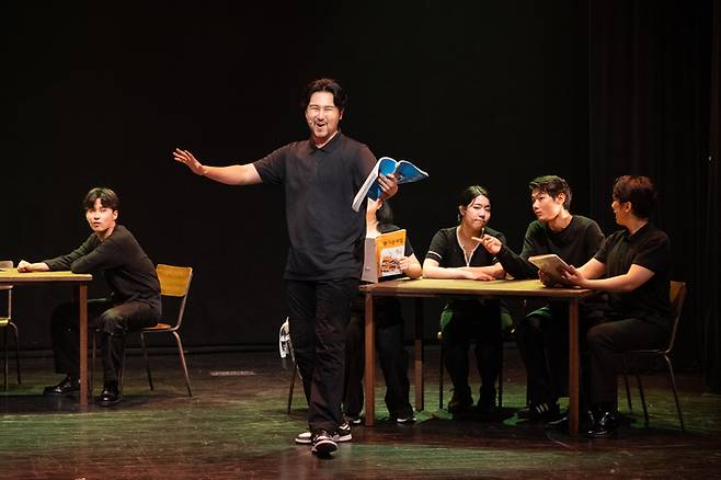 지난 23일 대구문화예술회관 비슬홀에서 열린 뮤지컬 '설공찬' 제작발표회에서 배우들이 주요 넘버를 선보이고 있다. <대구문화예술진흥원 제공>