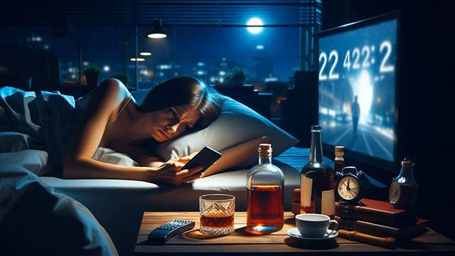 침대는 수면을 위한 공간으로만 사용해야 한다┃출처: 마이크로소프트 디자이너