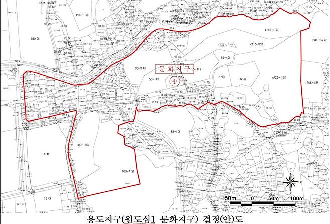 청주시 대성동 문화지구 결정안.(시 제공)/뉴스1