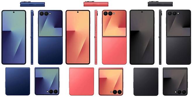 갤럭시Z플립7 공식 렌더링 이미지 (IT팁스터 에반블레스 제공)/뉴스1