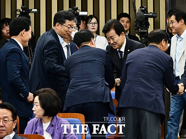 통일부 장관 후보자로 지명된 정동영 더불어민주당 의원.