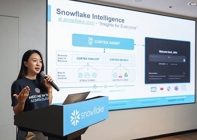 이수현 스노우플레이크 테크 에반젤리스트. 스노우플레이크 제공