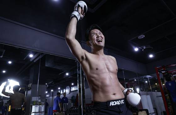 윤형빈은 앞으로도 다양한 투기 종목에 도전하겠다고 밝혔다. 김성룡 기자