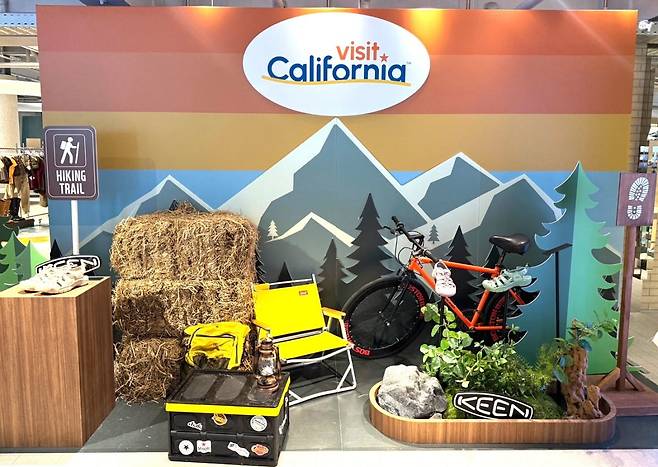 캘리포니아 관광청·킨 팝업 현장