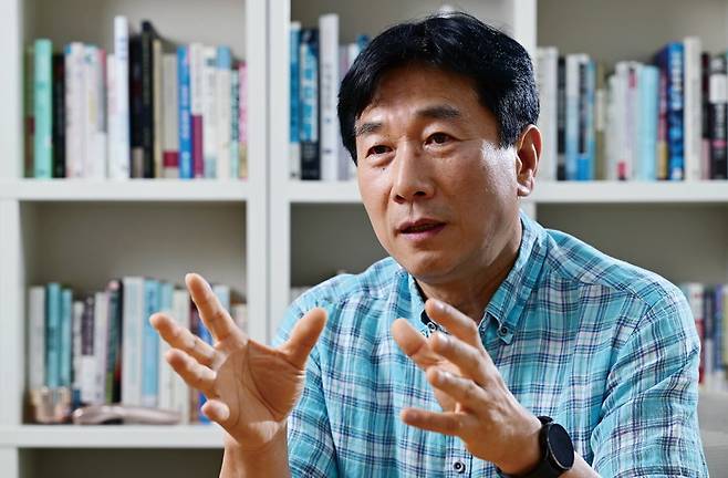 김왕기 WK마케팅그룹 대표. (사진=이승재 기자)