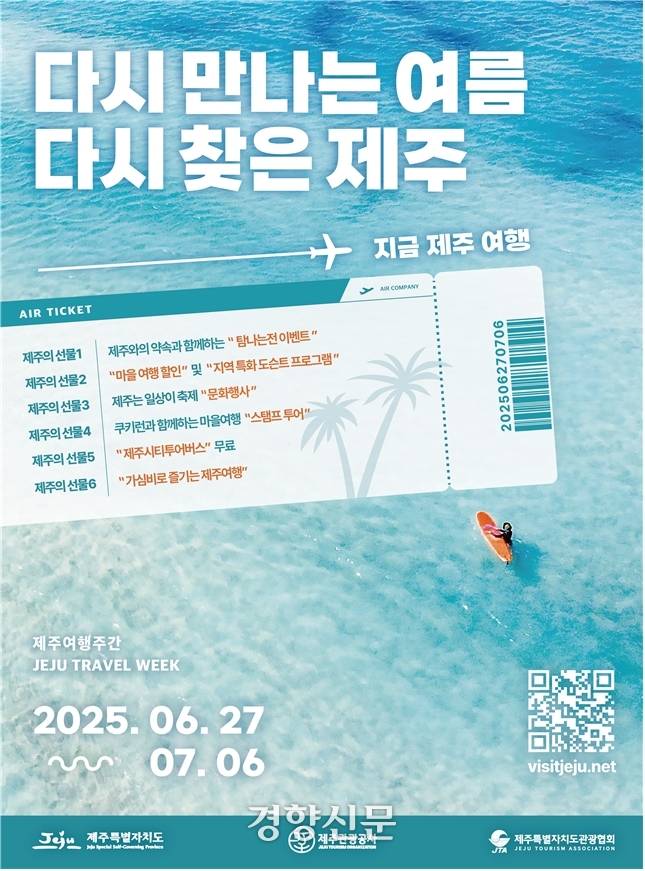 제주여행주간 포스터.