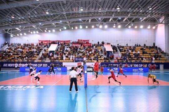 바레인과 준결승 치르는 한국 배구 대표팀 / 아시아배구연맹 소셜미디어 캡처 연합뉴스