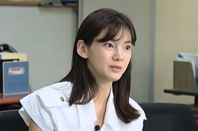 택시 회사에 취업 소식을 알린 정가은. [사진출처 = 정가은 유튜브 채널 영상 캡처]