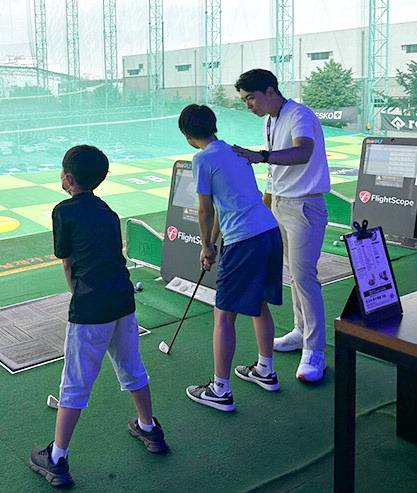 쇼골프 주니어 아카데미의 모습.  쇼골프