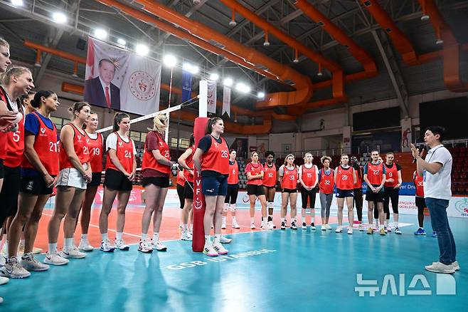 [서울=뉴시스] 프로배구 외국인선수 트라이아웃. (사진=KOVO 제공) 2025.05.07.