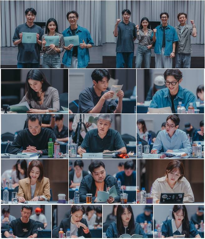 이보영·이민기·강기영, 숨소리 마저도 호연..'메리 킬즈 피플' 대본 리딩