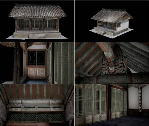 관월당 3차원(3D) 스캔 자료  [국가유산청 제공. 재판매 및 DB 금지]