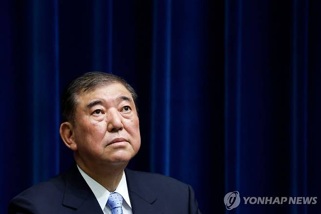 이시바 시게루 일본 총리 [AFP 연합뉴스 자료사진. 재판매 및 DB 금지]