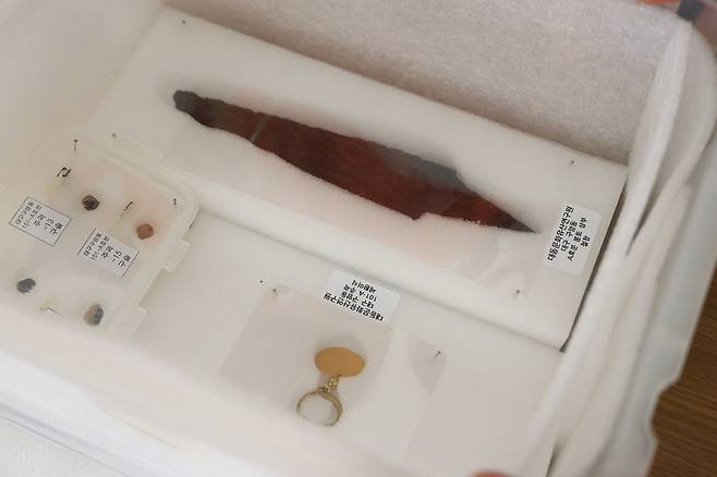 출토된 유물 [촬영 황수빈]