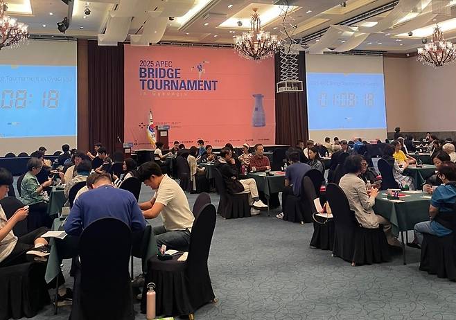 2025 APEC 브리지 토너먼트에 참가한 선수들 [한국브리지협회 제공. 재판매 및 DB  금지]