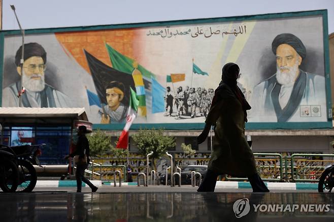 테헤란 거리 [로이터 연합뉴스 자료사진. 재판매 및 DB 금지]