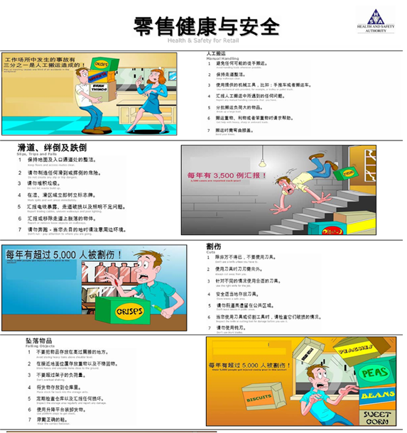 아일랜드 산업안전보건청(Health and Safety Authority, HSA)은 홈페이지를 통해 아이리쉬 포함 12개국 언어로 픽토 프로그램 등 활용 안전메세지 전달하고 있다.[사진=아일랜드 산업안전보건청 홈페이지 캡쳐]