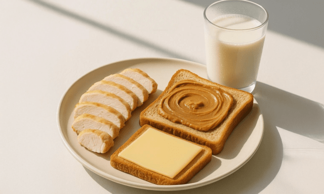 간편식형 고단백 식단 |출처: Chat GPT