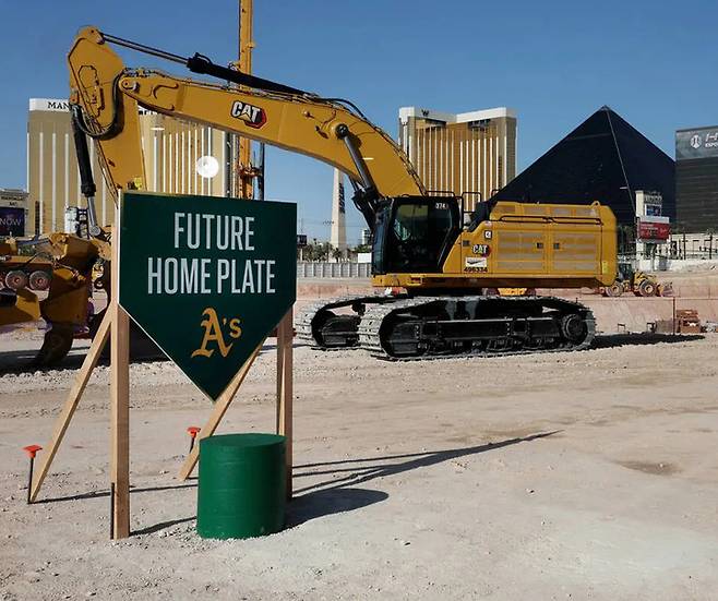 (오클랜드 홈구장이 들어설 라스베가스 메인 스트립)