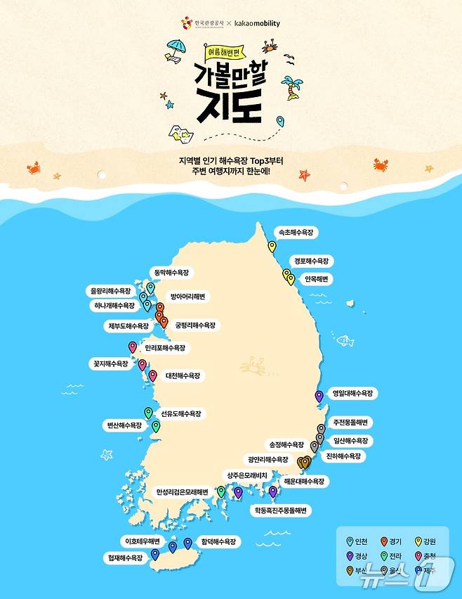 가볼만할지도 여름 해변 편(한국관광공사 제공)