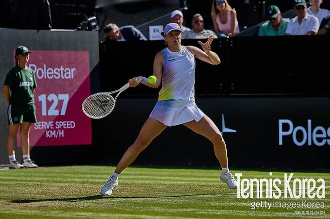 올해 첫 잔디코트 대회에 나선 시비옹테크 (사진/게티이미지코리아)
