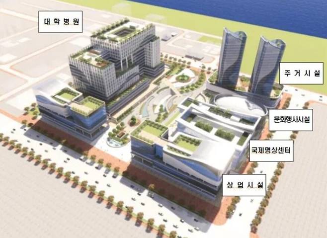 부산 명지복합메디컬타운 조감도. /부산시