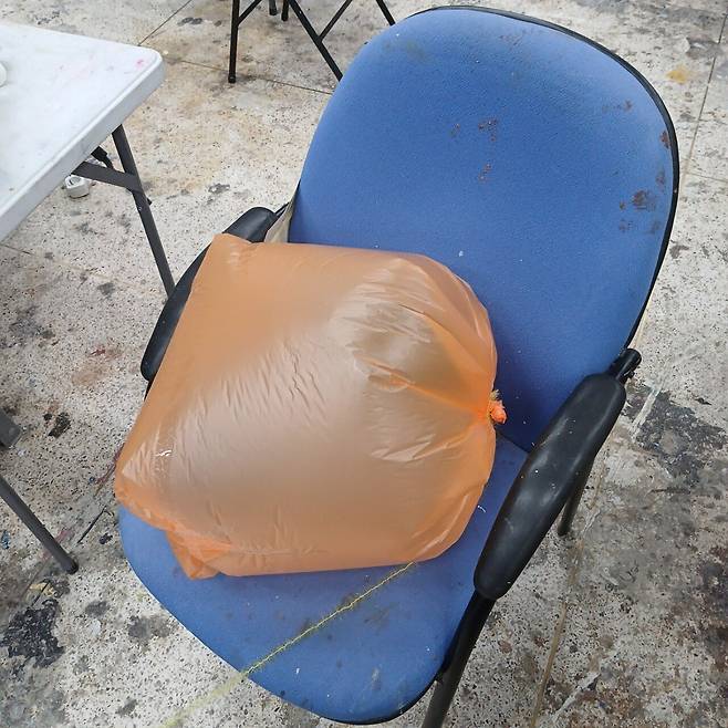 만들기) 돌아가는 비닐봉지 얼굴