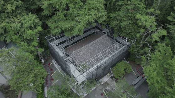 지난해 6월 해체작업이 시작된 모습. [사진 국가유산청]