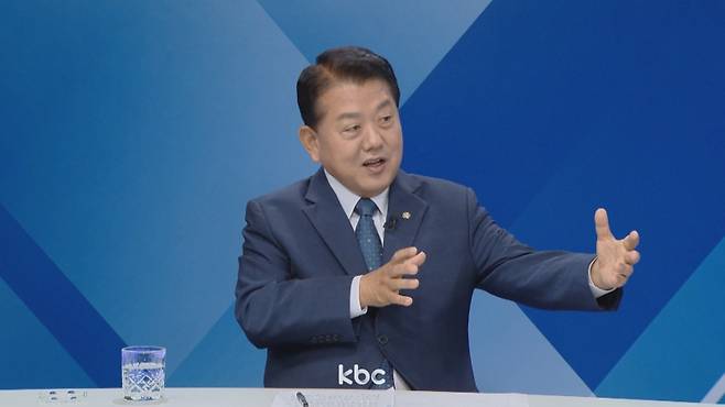 ▲ 25일 KBC '여의도초대석'에 출연한 김병주 더불어민주당 최고위원