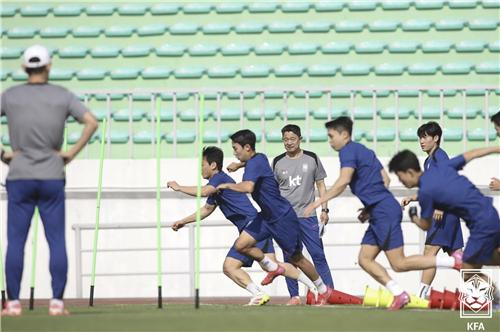 이민성호 훈련 / 대한축구협회 제공