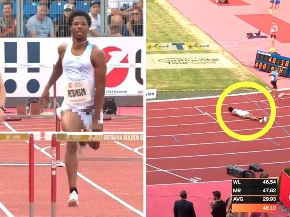 미국 육상 선수 크리스 로빈슨. 출처=엑스