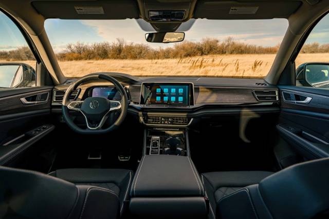 폭스바겐 신형 아틀라스의 1열 공간. 사진제공=폭스바겐코리아