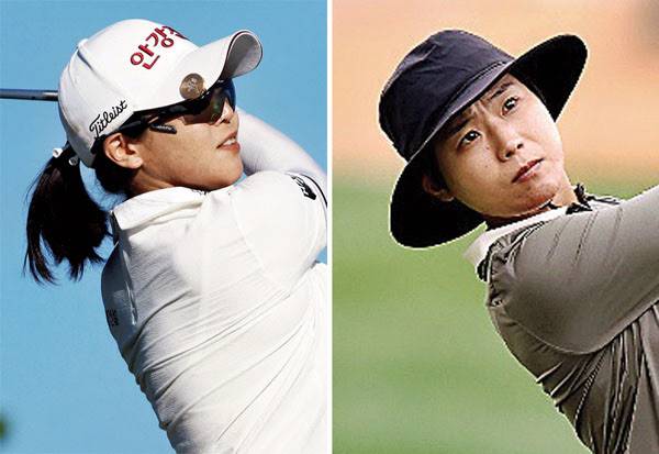 임진희(왼쪽)와 이소미.