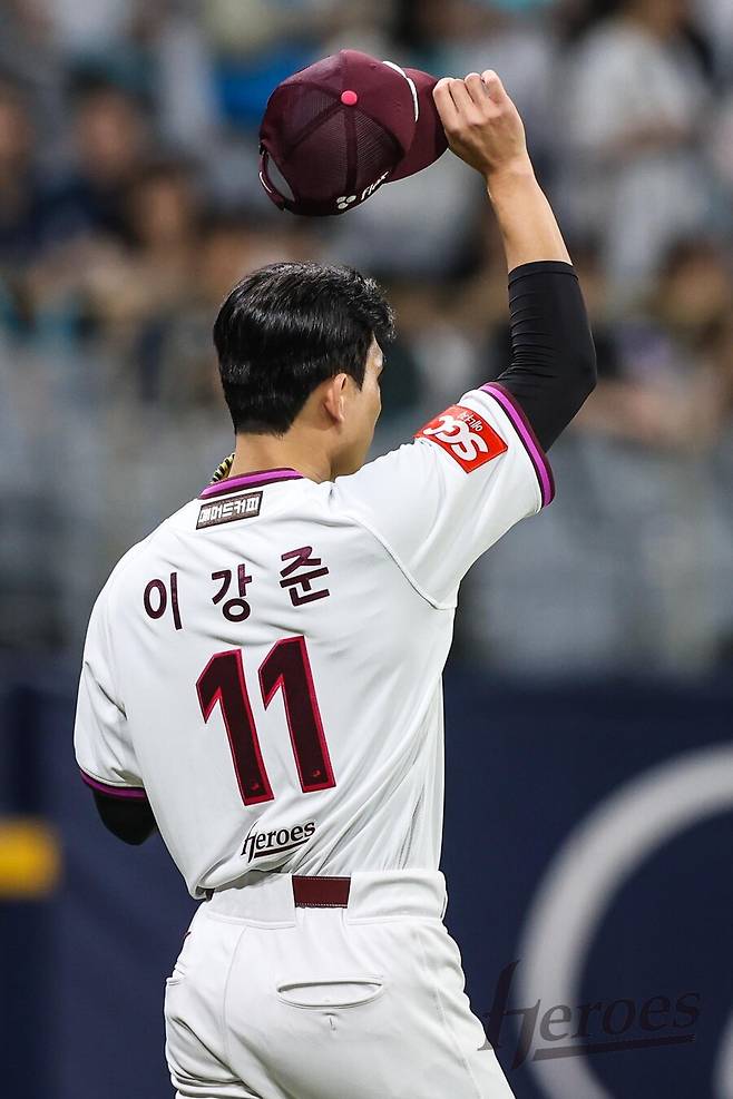 ▲ 이강준 ⓒ키움 히어로즈