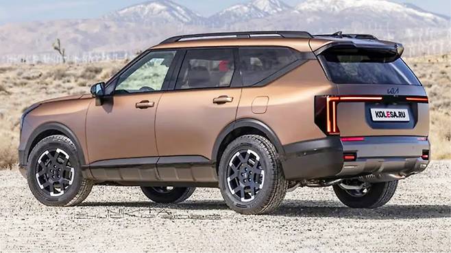 기아 신형 텔루라이드 예상도