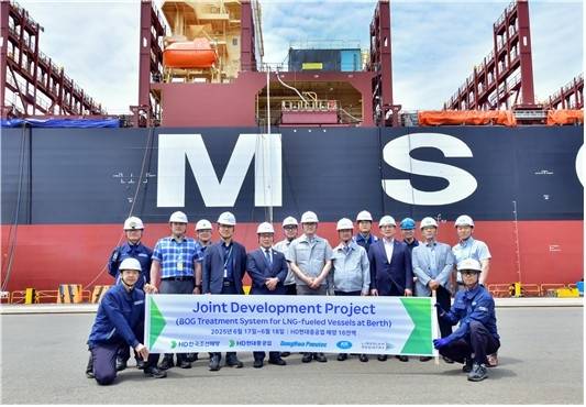 증발가스 재활용 기술 실증작업 성공 [KR 제공]